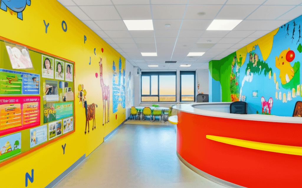 Welcome Area view of our daycare facility